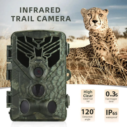 Trail Cameras Night Vision 2.7K 24MP Waterproof Wildlife Cam